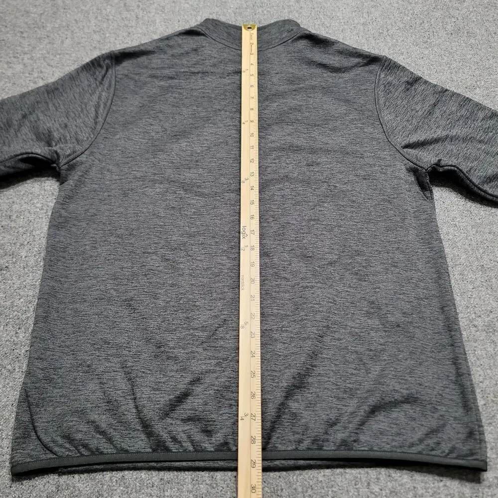 The North Face Jacket Mens Large Gray Skyline Half Zip Fleece Outdoors Travel